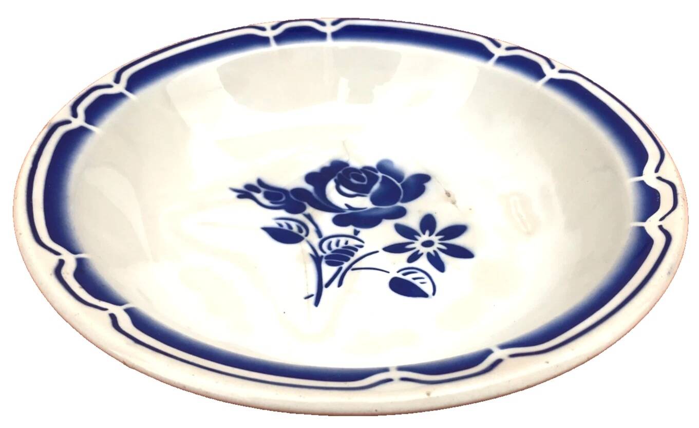 Ancien plat creux en faïence Fenal Badonviller