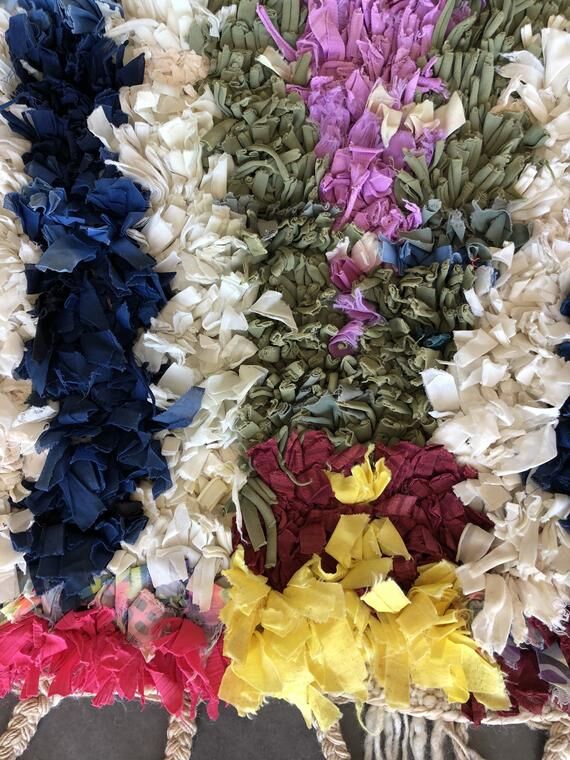 Carpet boucherouite berber 160 x 225 cm