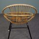 Rattan armchair Dutch Design 1960