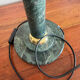 Green marble lamp base