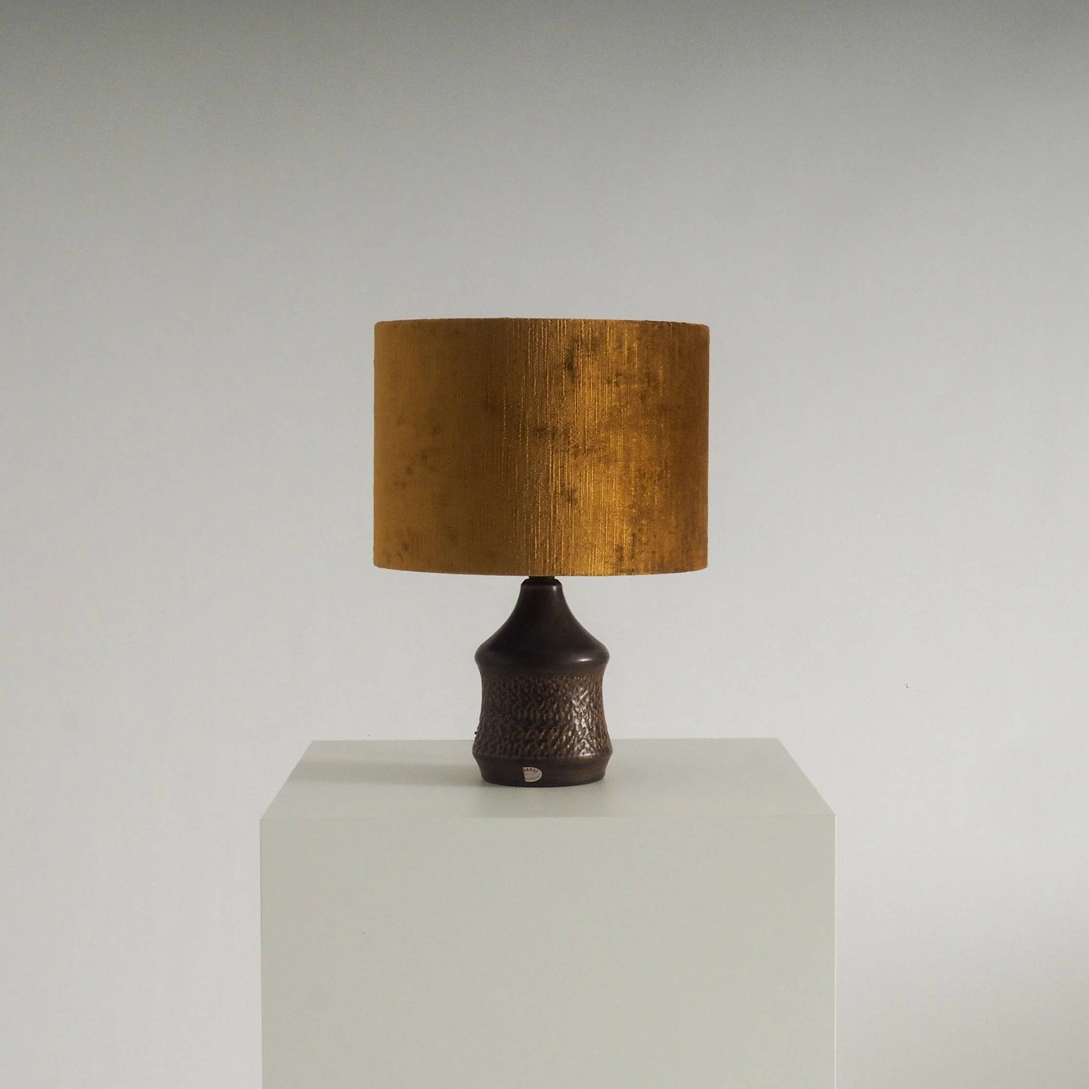Swedish ceramic table lamp by Henry Brandi for Vejbystrand