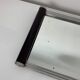 Mirror tray Art Deco old wooden handle aluminum baguette 1930 1940