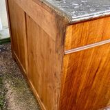 Louis Philippe chest of drawers in mahogany veneer