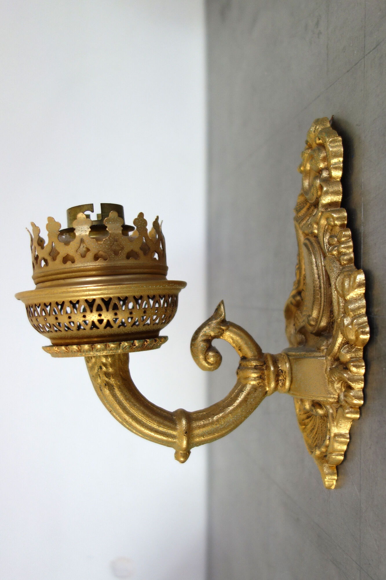 Pair of art deco/ vintage art nouveau wall lamps