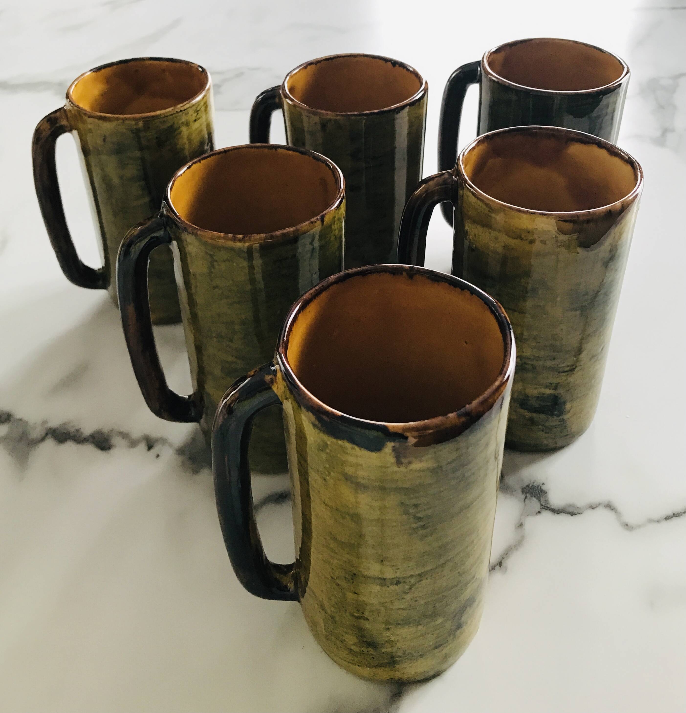 Lanusé Le Castellet drinks service from the 60s