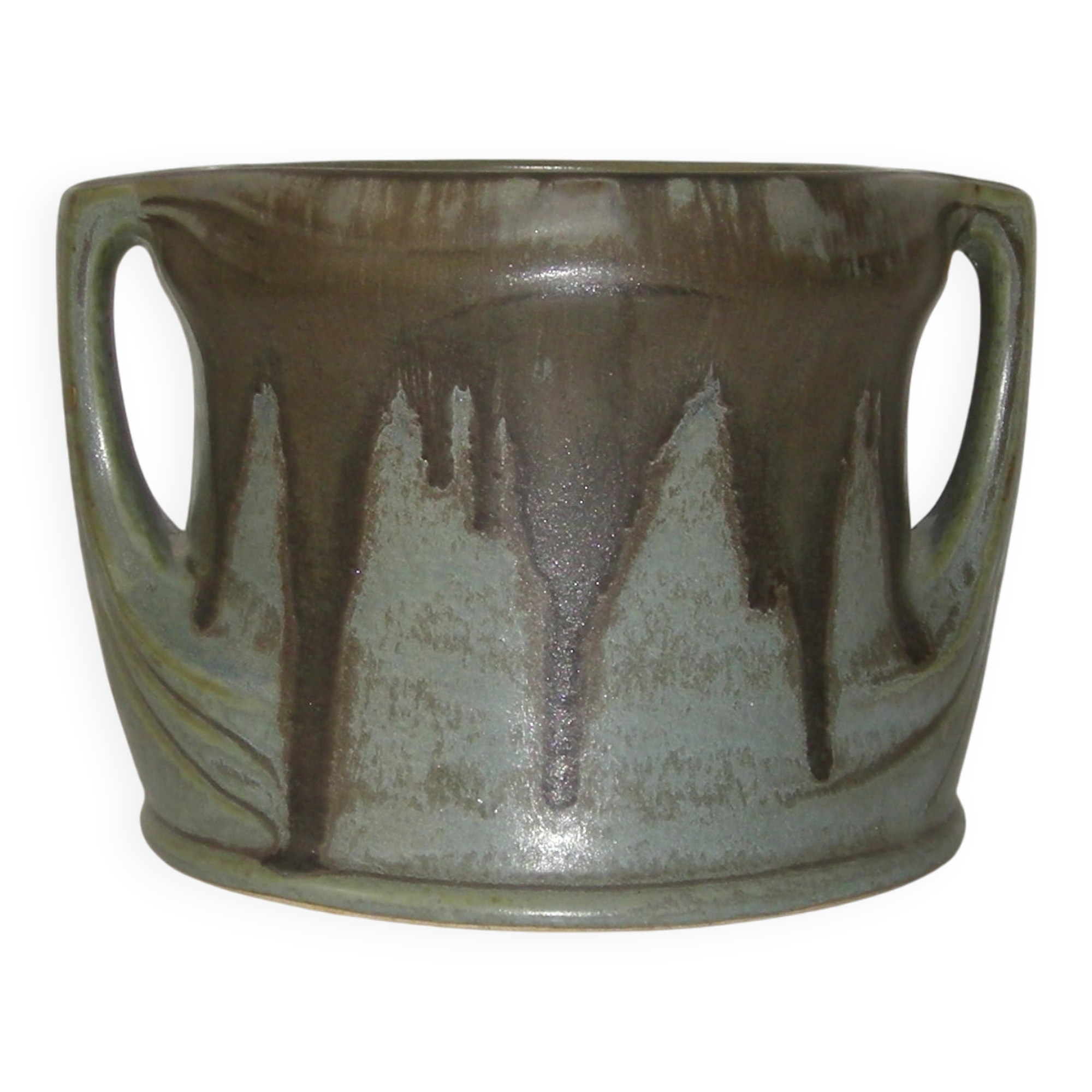 Art Nouveau ceramic pot - Denbac Vierzon