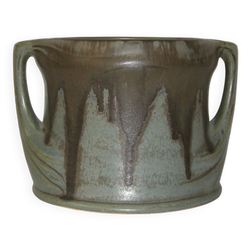 Art Nouveau ceramic pot - Denbac Vierzon
