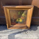 Still life with three apples, oil on canvas, 1940