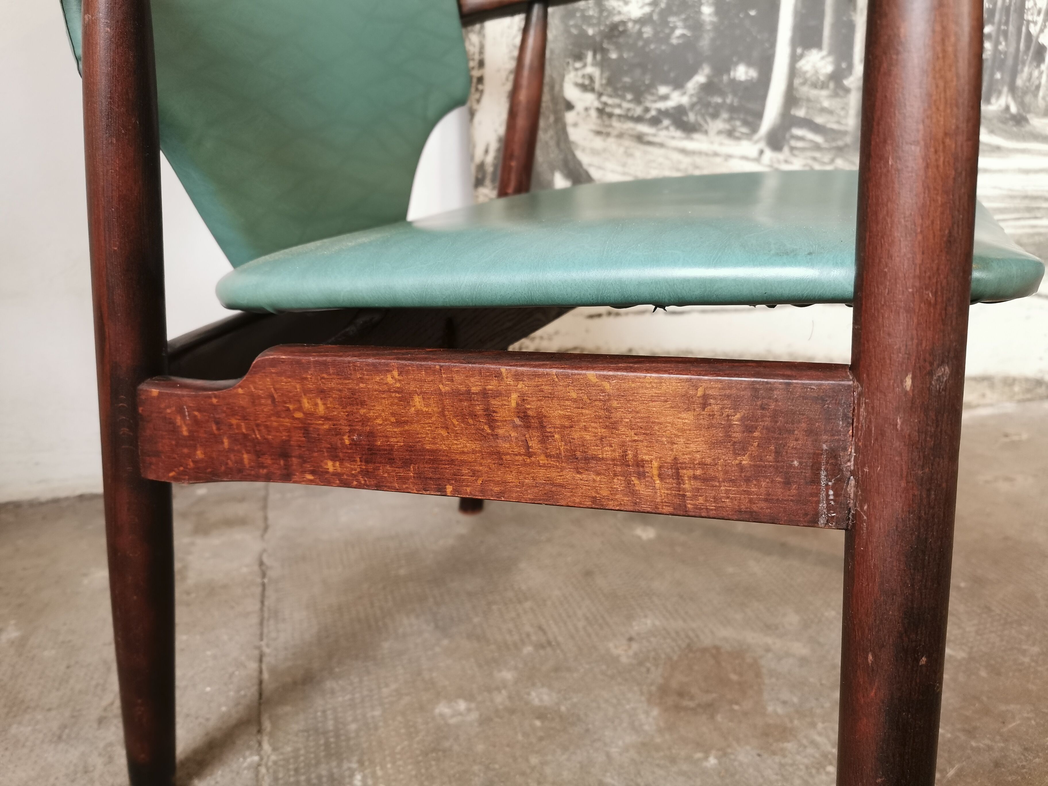 Fauteuil style scandinave 1970