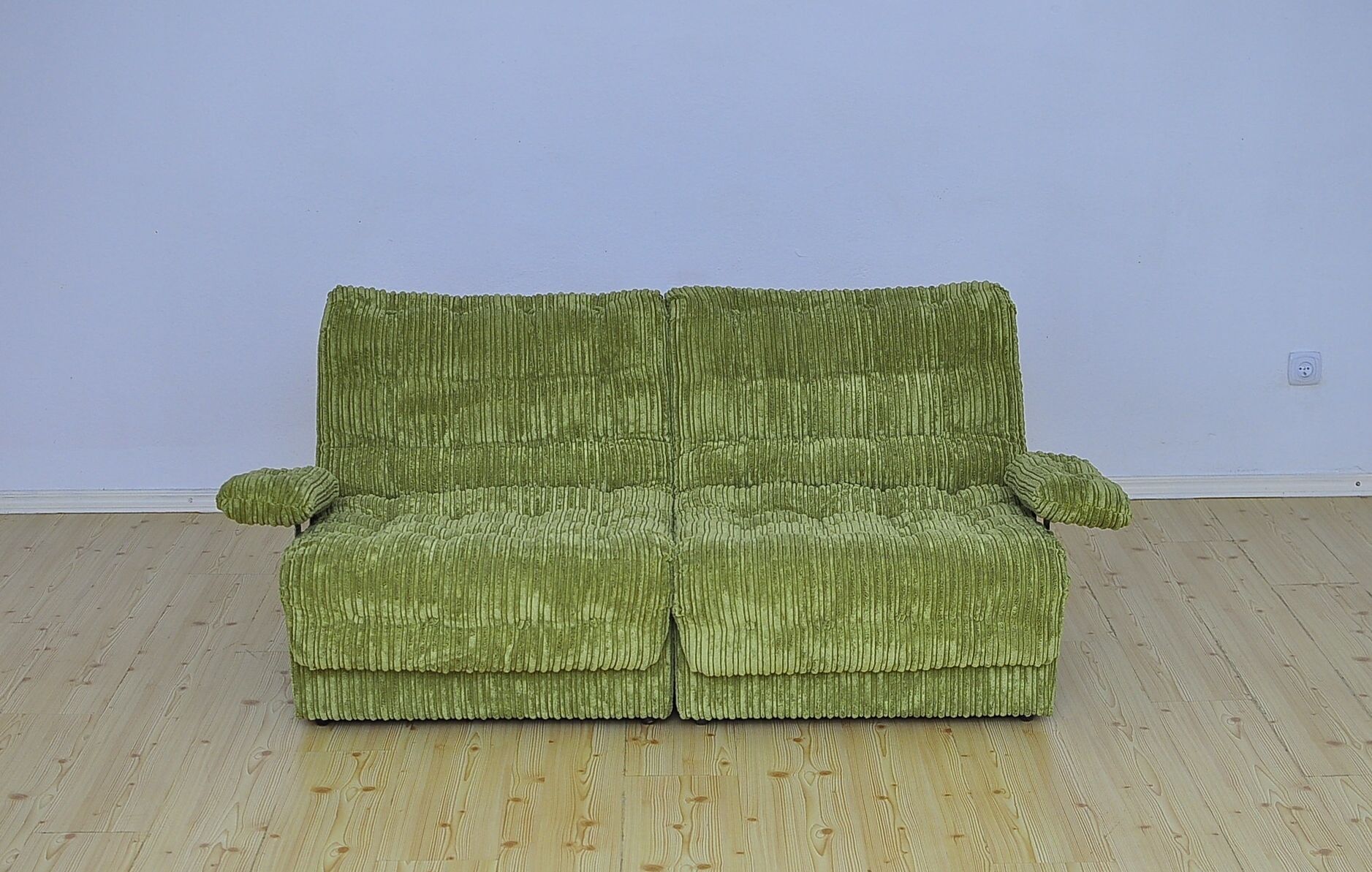 Mid-century two-seater modular sofa from the 1970s.