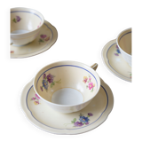 Coffee cups x5 - porcelain