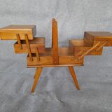 Vintage solid walnut worker