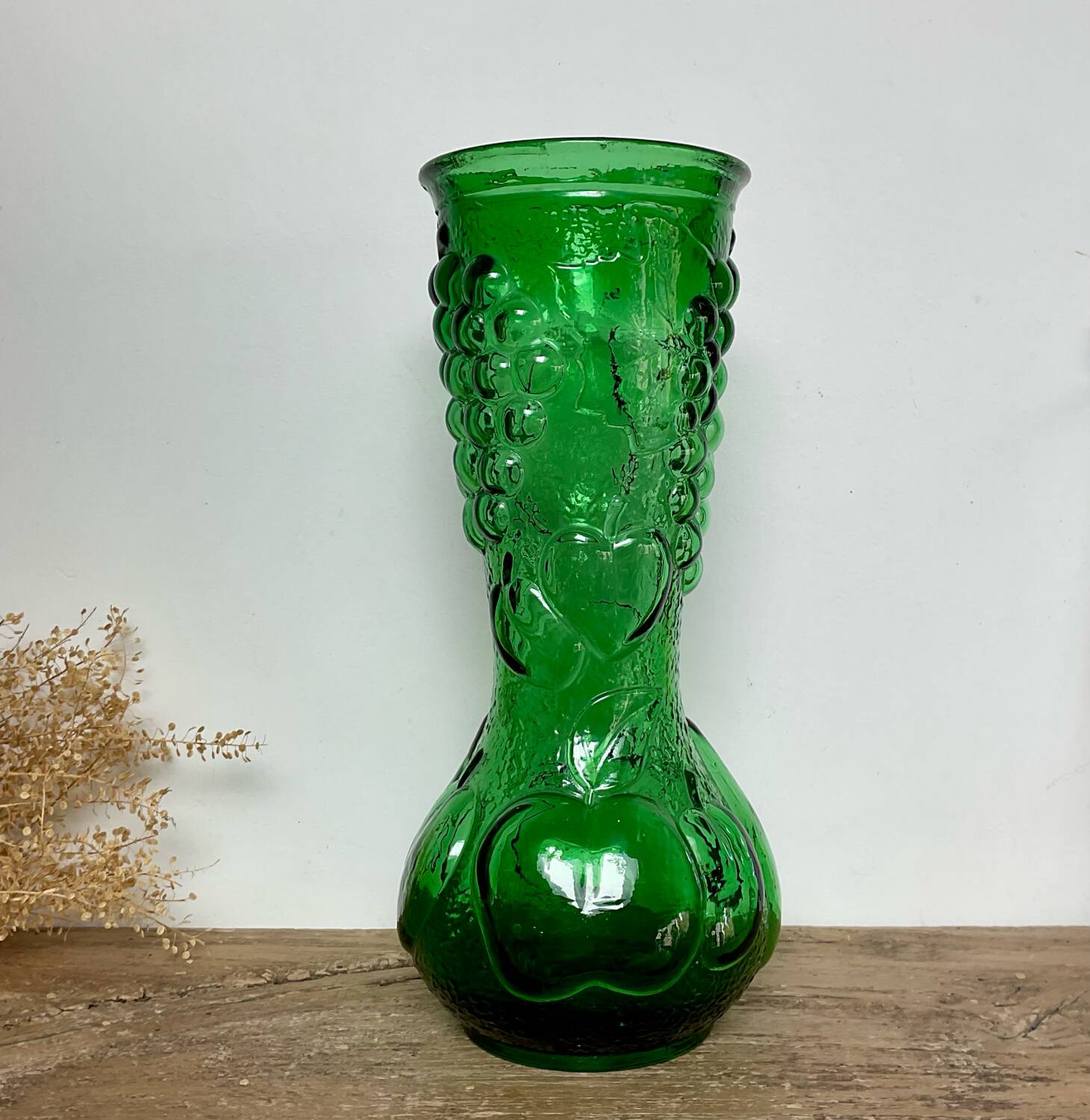 Glass vase "fruits" made in Italy