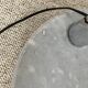 Arc floor lamp with wooden base and 5 lights Agemob MCM style