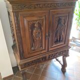 Argentier en bois style renaissance espagnole