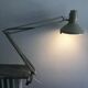 Vintage white Ledu architect lamp 1970