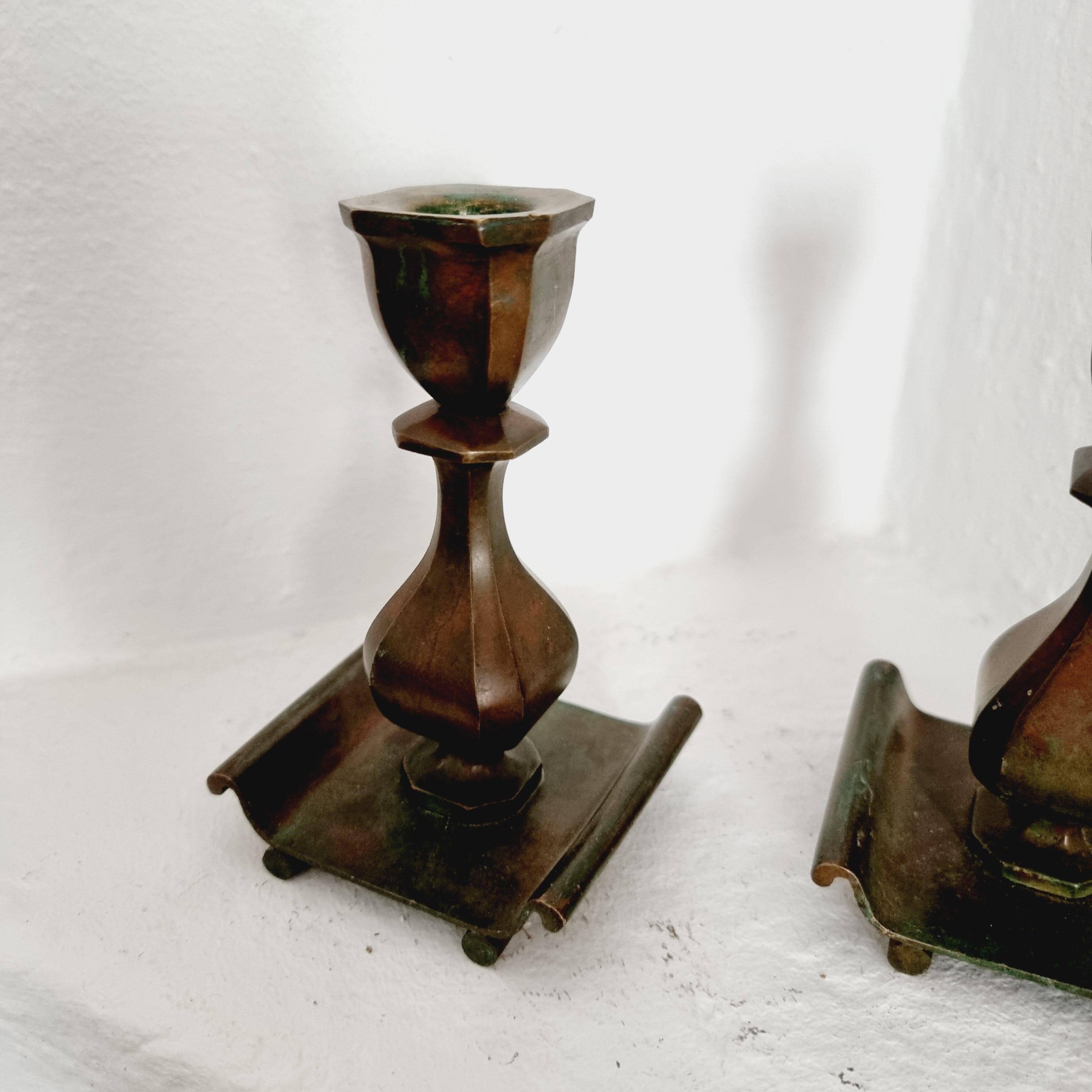 Sune Bäckström, bronze chandeliers, solid bronze, Swedish grace / Art Deco