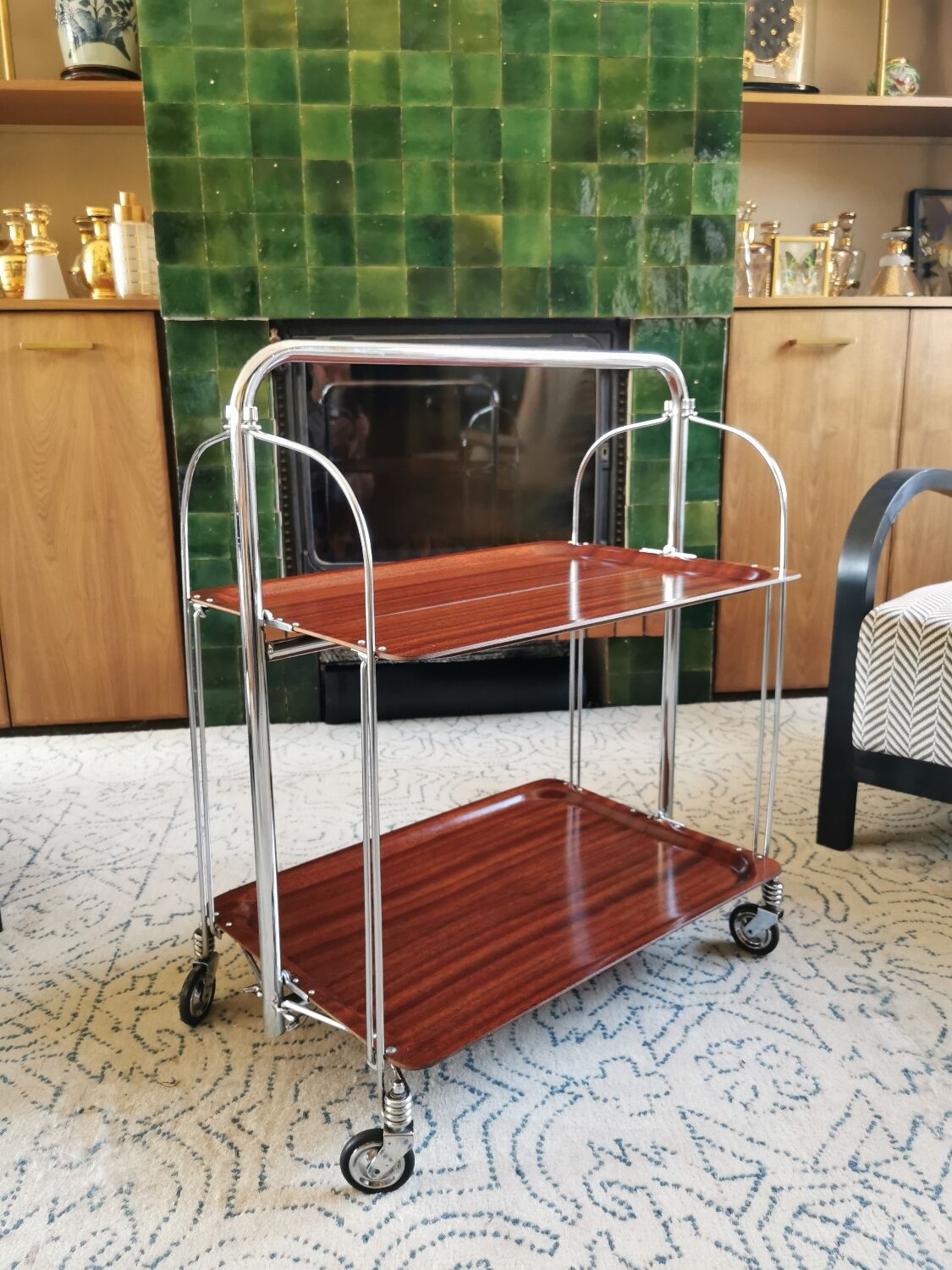 Vintage folding trolley