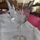 Verres à eau de la cristallerie de Bayel