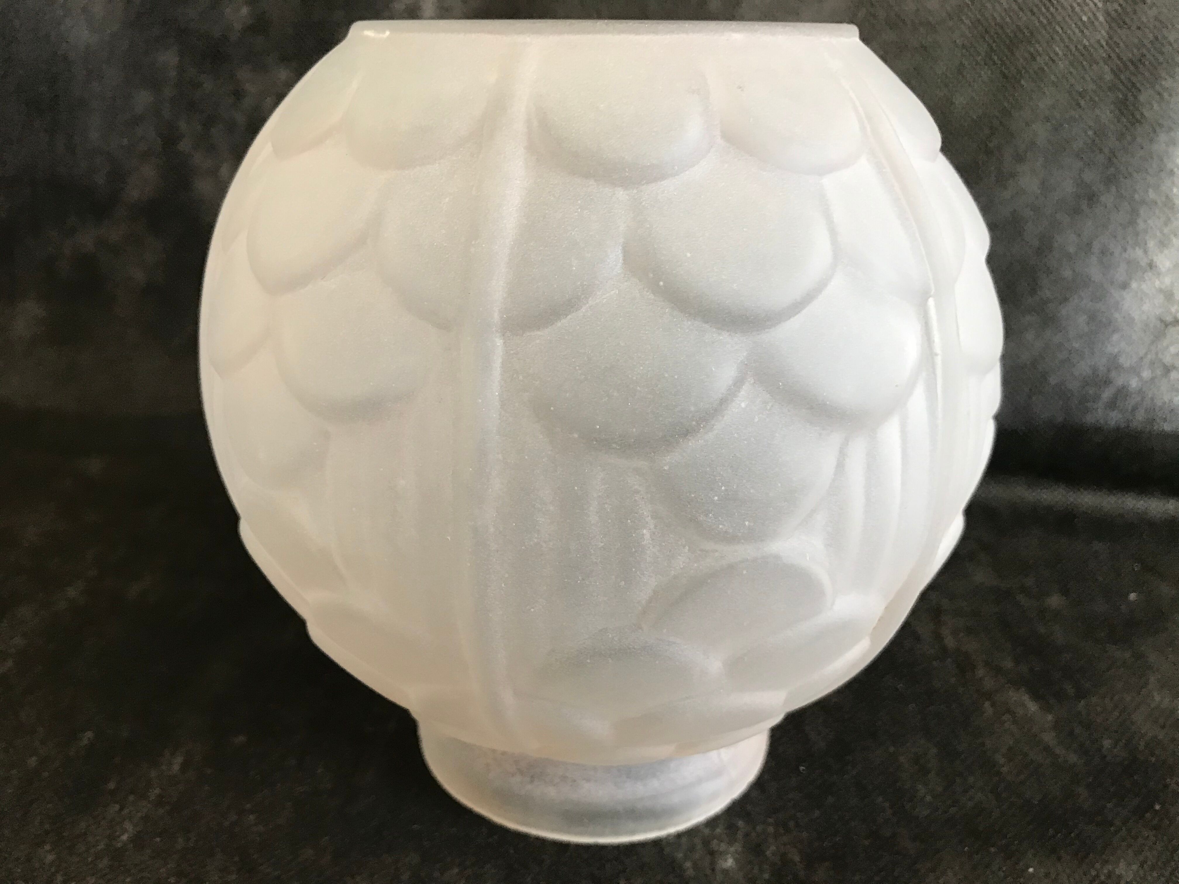 Vase boule made in France