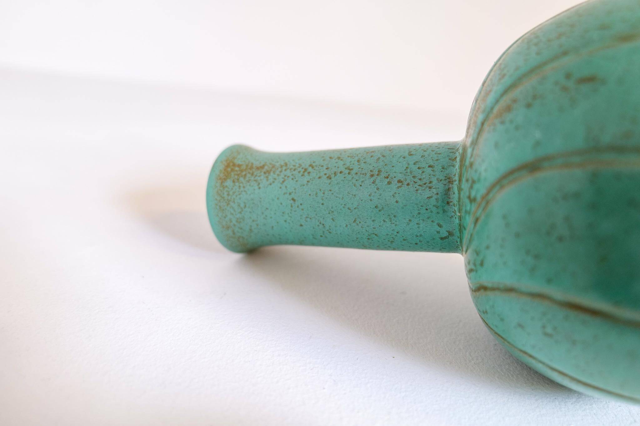 Vase en céramique Art Déco Bo Fajans Ewald Dahlskog, Suède, 1937