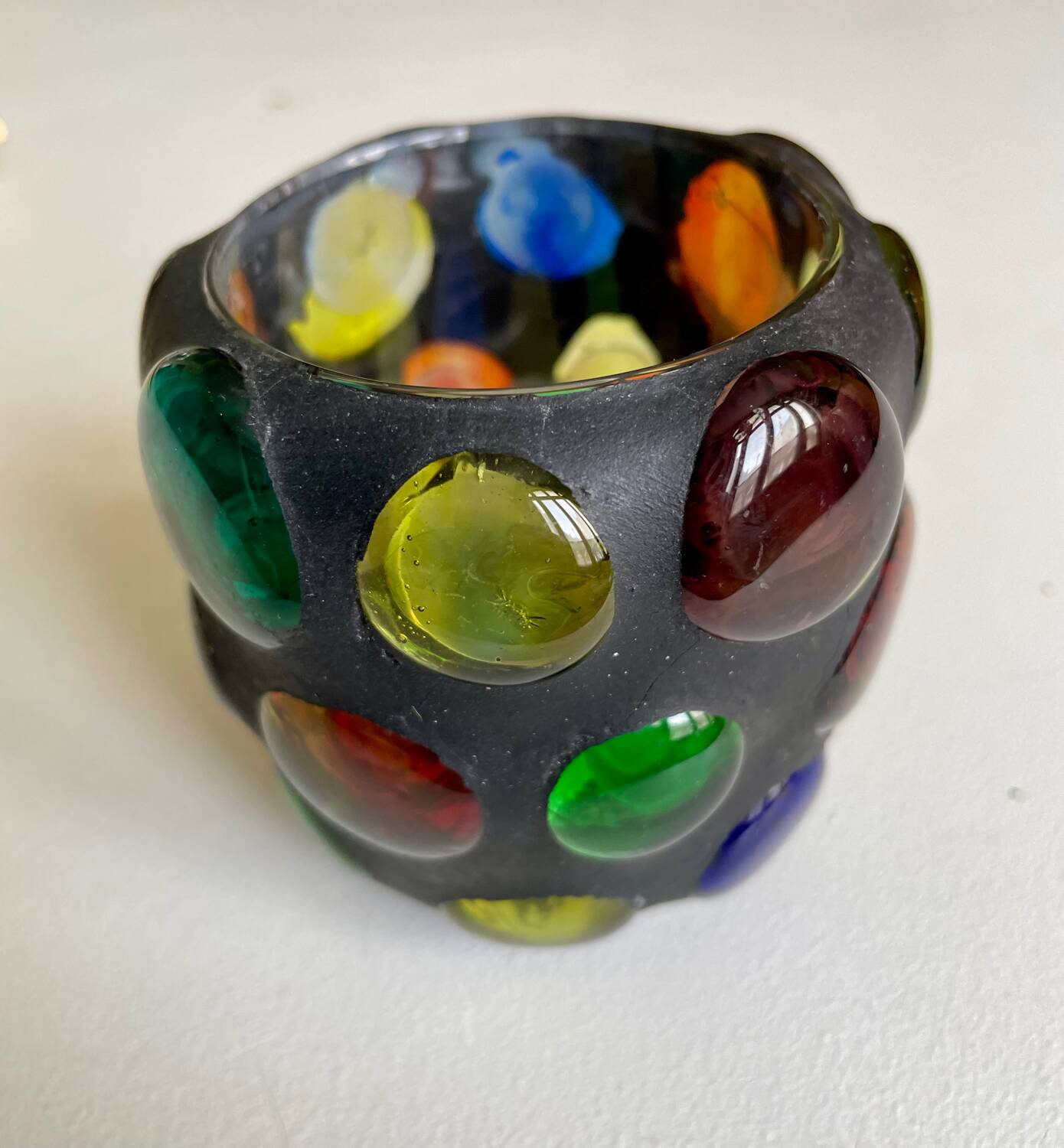 Empty pocket and tealight holder from the 70s