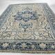 Large Navy Blue Antique Persian Rug, 293x391Cm