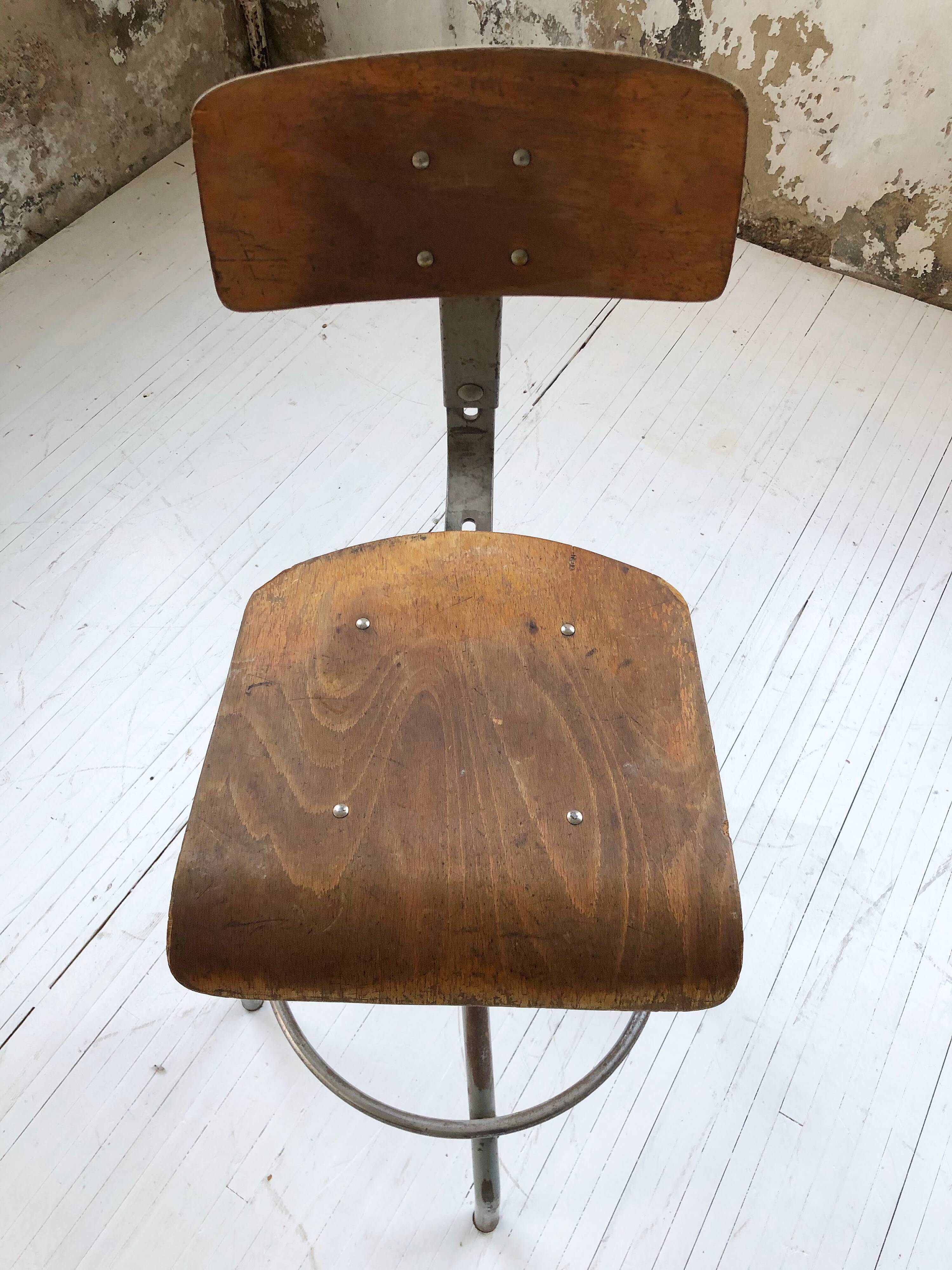 Pair high chairs industrial BAO workshop