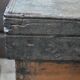 Beautiful old wooden chest table low XIX th patina trunk box