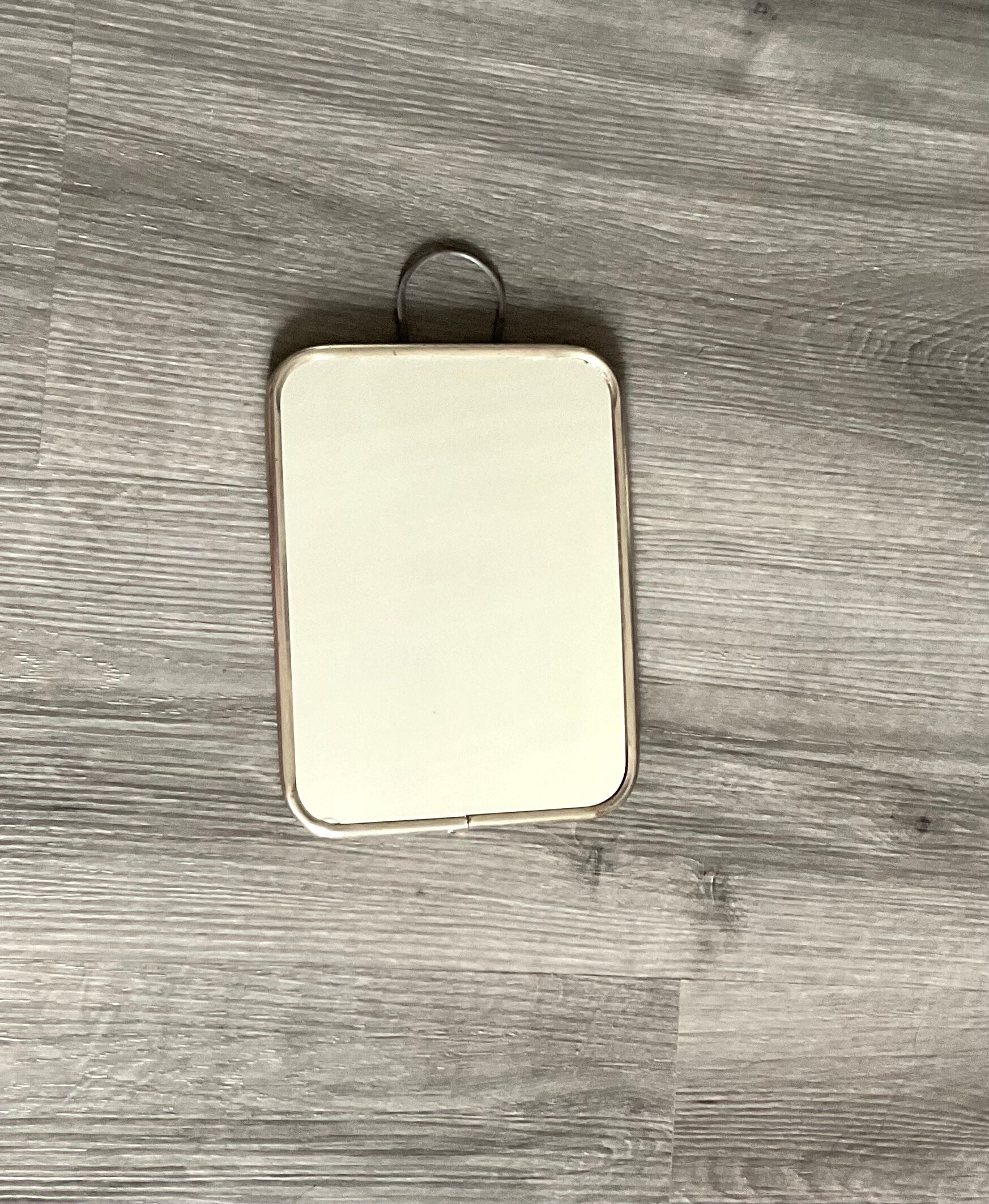 Vintage barber mirror 15x20cm