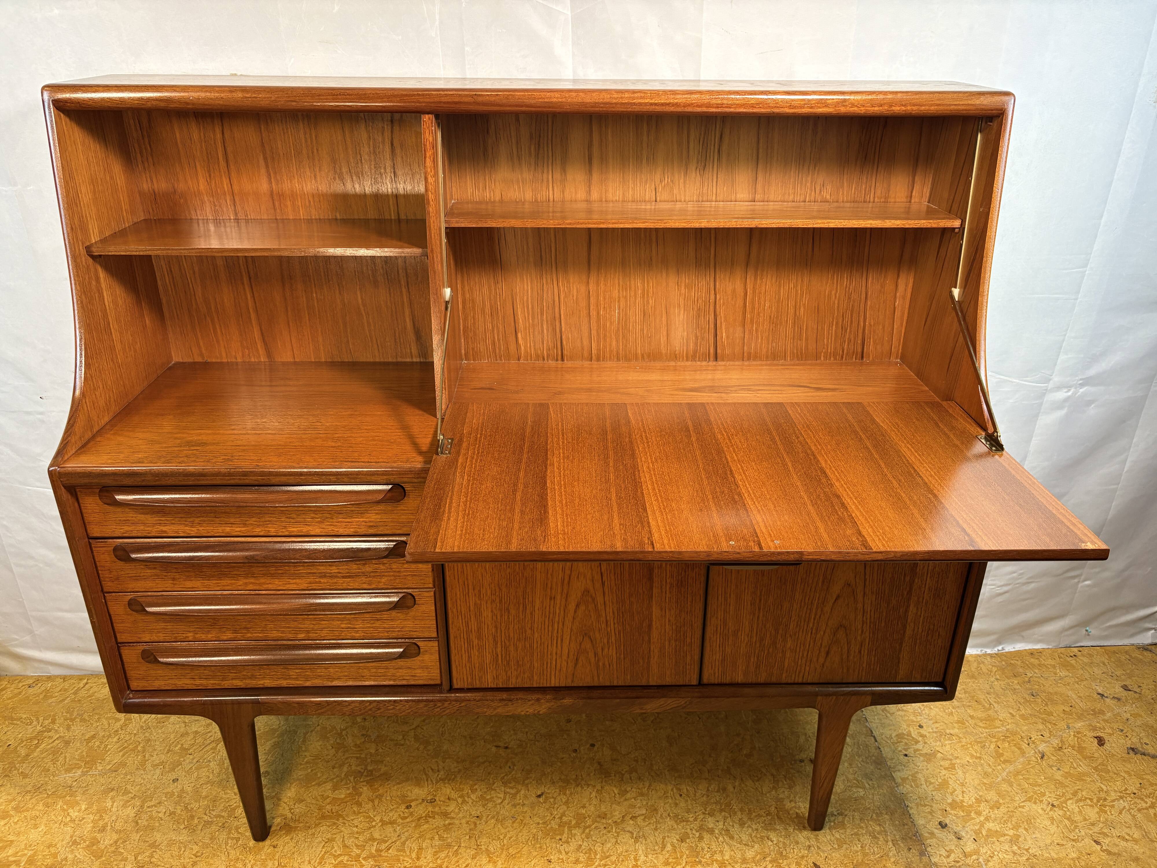 Vintage A. Younger “Sequence” Teak Highboard 1960 Designed by John Herbert