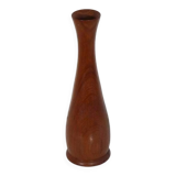 Vintage Scandinavian teak vase 1960