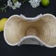 Basket, ceramic vase