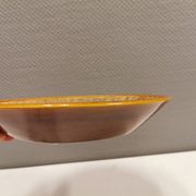 Ceramic dish, from Danish Søholm.  Estimated 1970-1980s