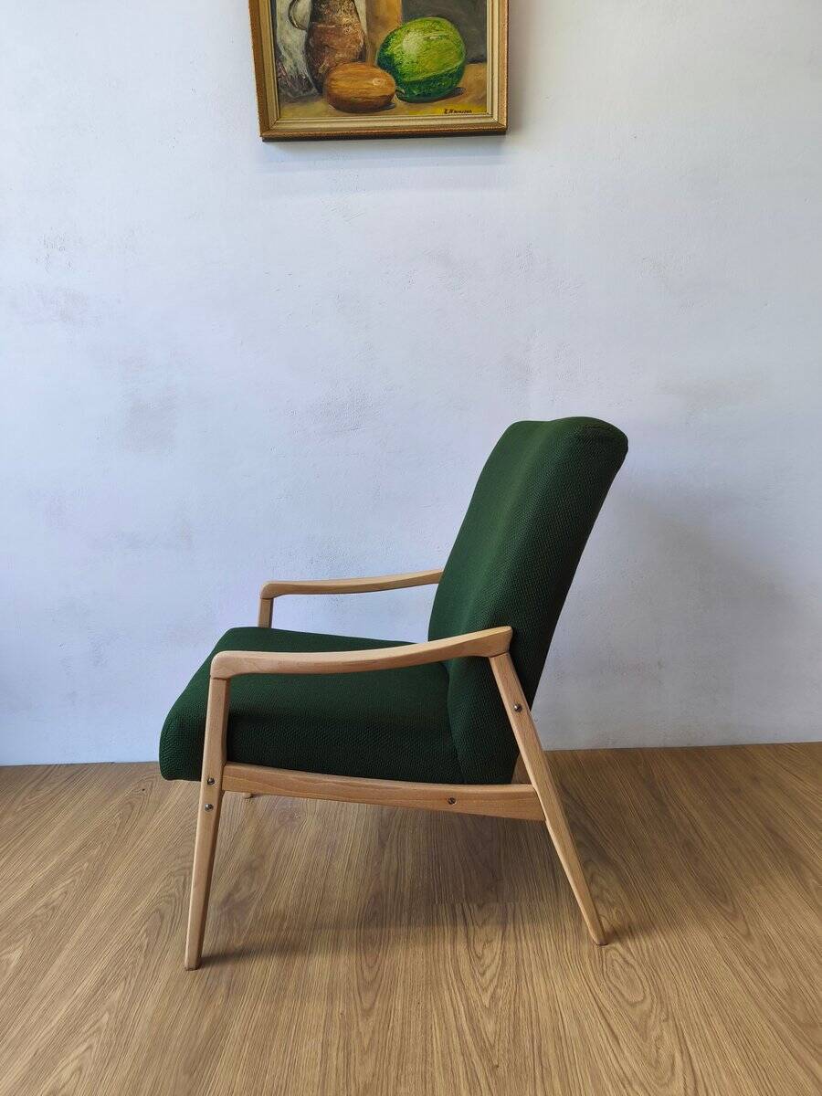 Vintage Lounge Chair by J. Jiroutek, Czechoslovakia, 1960s