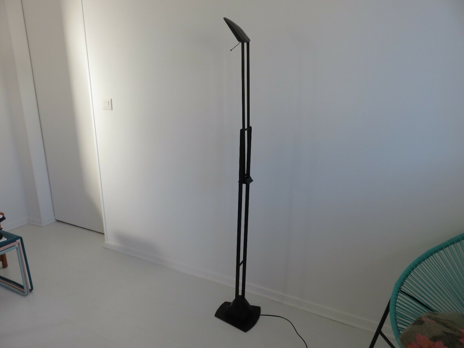 Lampadaire, liseuse à balancier patte d'oie edition massive années 80