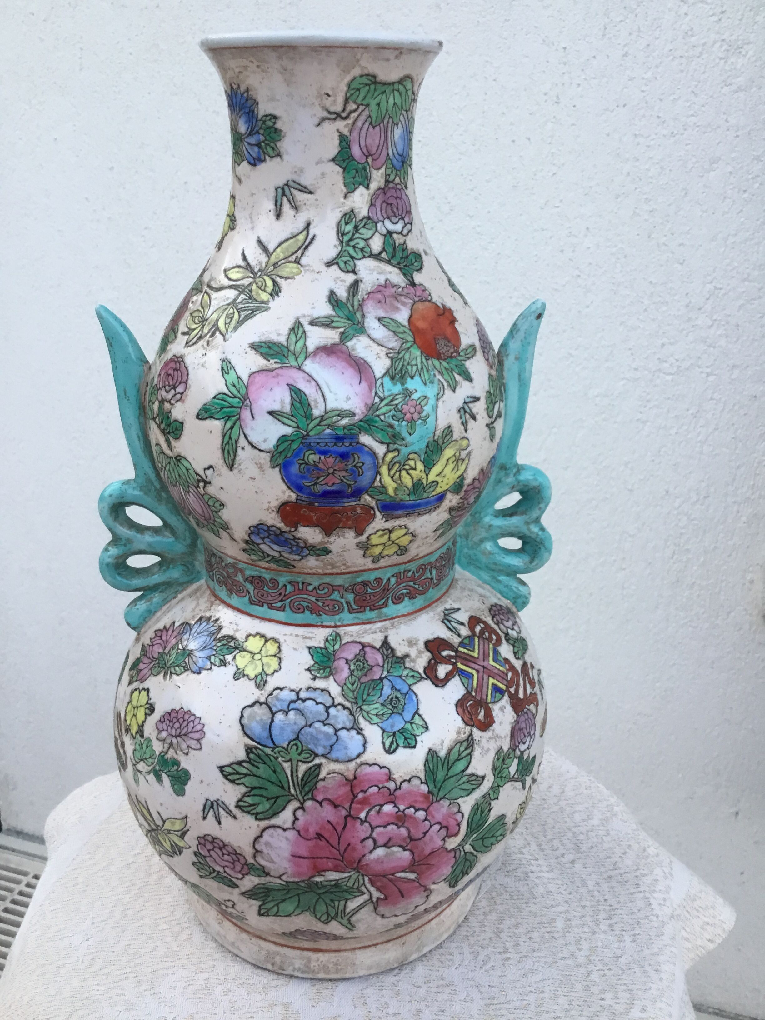 China earthenware vase