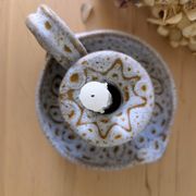 Ceramic candle holder signed Jean Austruy