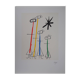 Joan Miró: Surrealist Family with a Star - Signed Lithograph