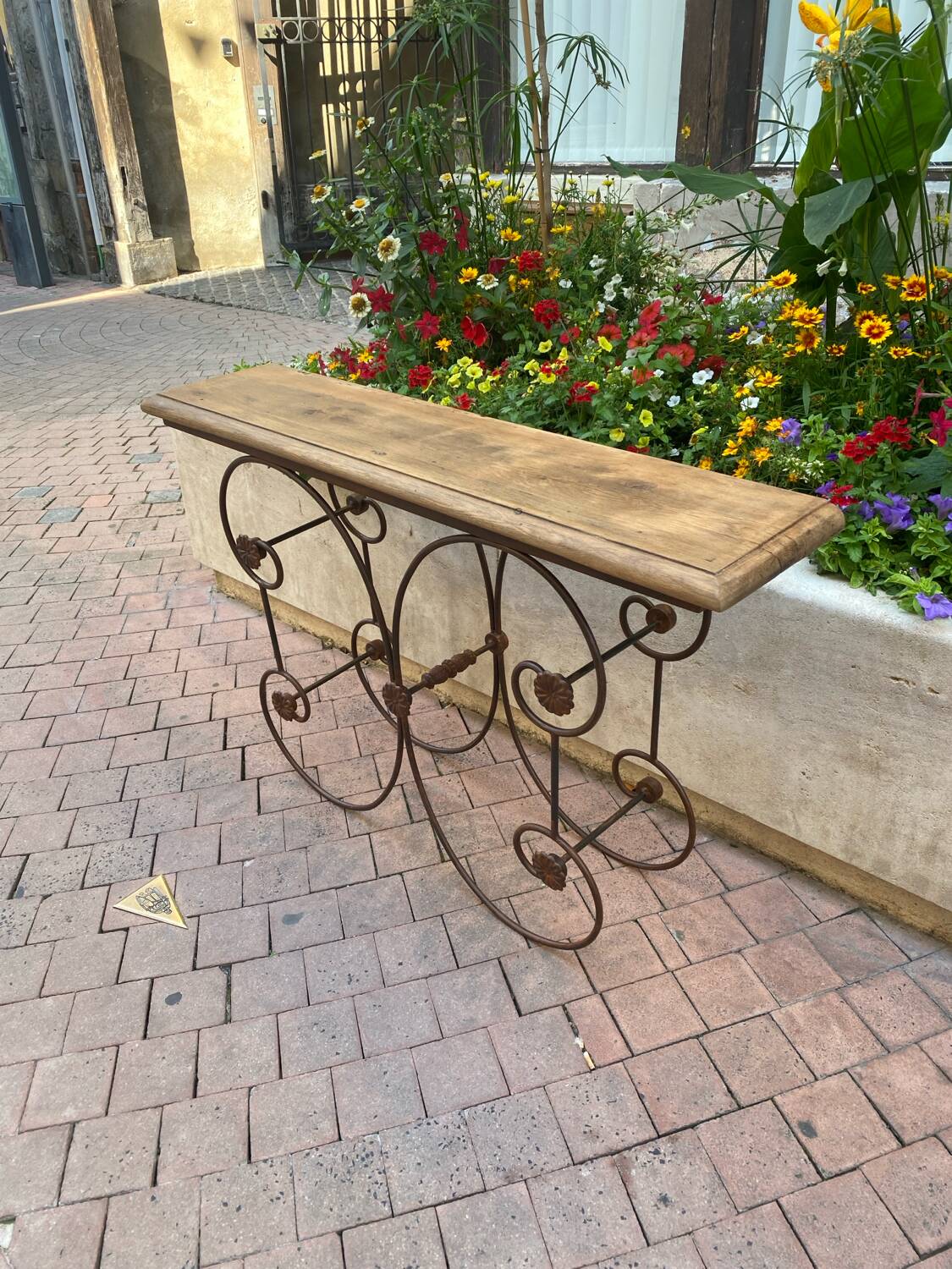 Console fer forgé
