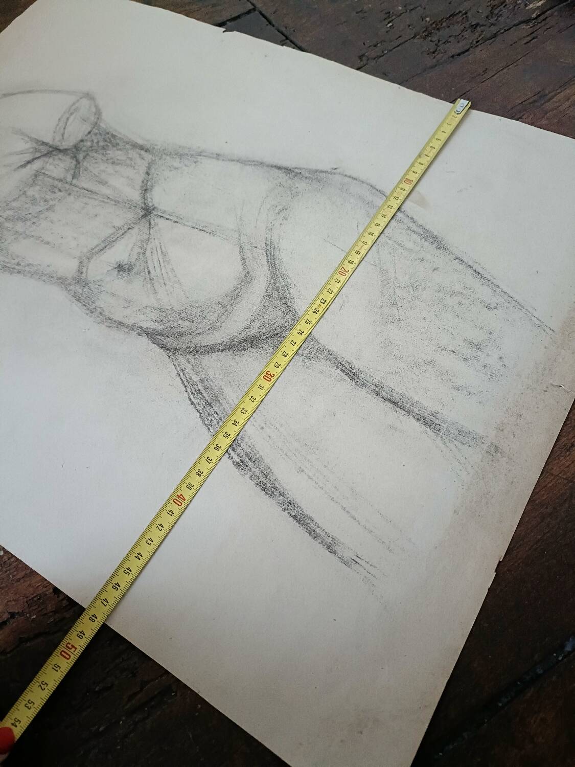 Study, drawing, nude