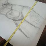 Study, drawing, nude