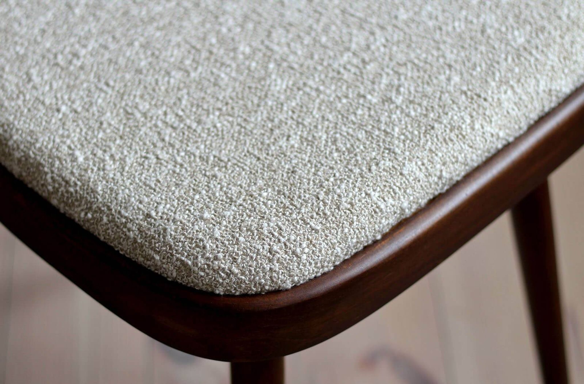 Set of 6 Dining Chairs by Oswald Haerdtl, Reupholstered in Kvadrat Fabric