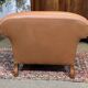 English club armchair in leather, modern production from the 1990s.