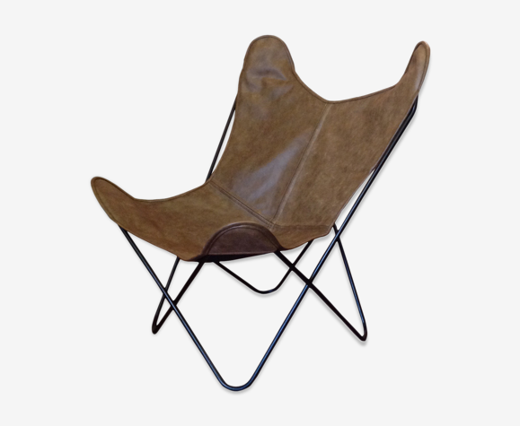 Fauteuil BKF Sudestada en cuir