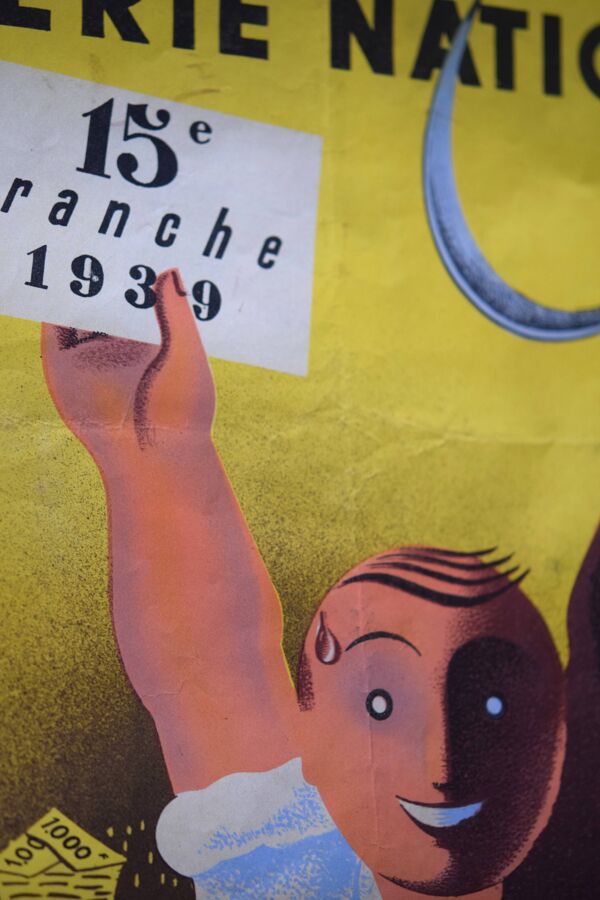 Affiche loterie nationale 1939 « Moisson »