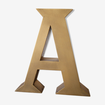 Old sign letter A