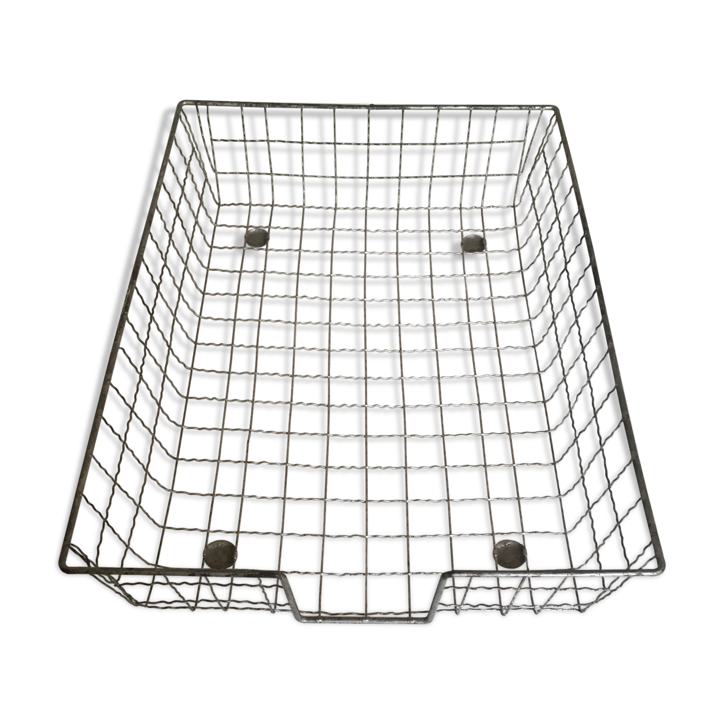 Banette range courier in  metal wire 60s