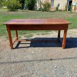 Table de Ferme Campagnarde 19éme en Merisier