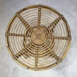 Vintage rattan coffee table